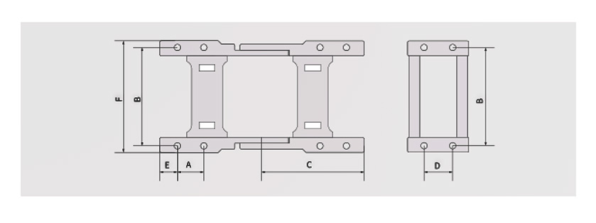 45系列高負(fù)載型拖鏈接頭要裝方式圖 45系列高負(fù)載型拖鏈接頭要裝方式圖